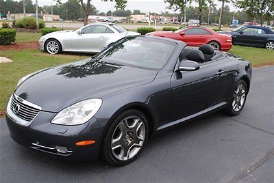 2006 lexus sc430 sc 430 hard top convertible nav htd seats black pearl nc trades