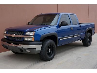 03 CHEVY SILVERADO 1500 LS Z71 4X4 EXT CAB 1 OWNER CARFAX CERT CD BEDLINER CLEAN, image 2