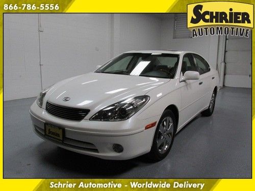 2005 lexus es 330 white fwd 6 disc 1 owner hid headlights