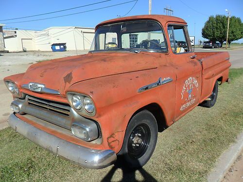 1958 cheverolet apache swb 283 sbc muncie 4 speed