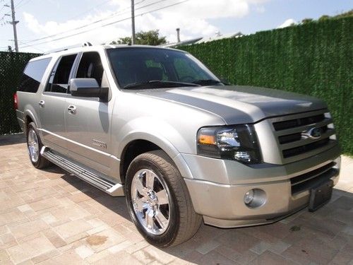 08 el limited loaded rear dvd low miles very clean florida driven suv expidition