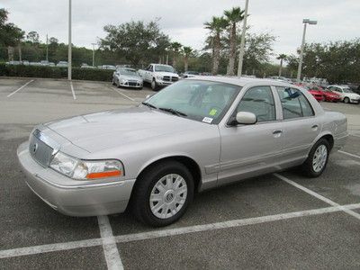 2004 mercury grand marquis gs 4.6l v8 rwd a/c stereo florida car clean carfax