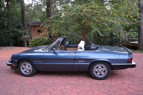 1987 alfa romeo spider veloce - no reserve