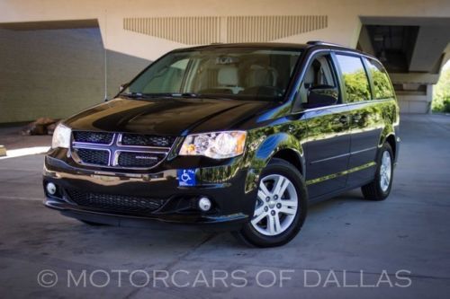 2012 dodge grand caravan crew handicap equipped navigation back up camera