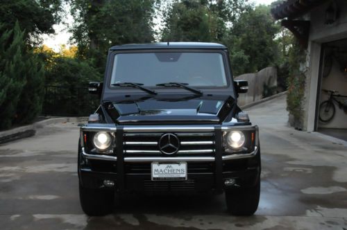 2011 mercedes benz g550 black/black low miles factory warranty no reserve