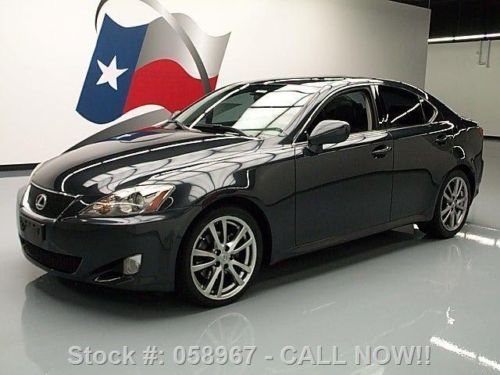 2008 lexus is250 climate seats sunroof paddle shift 78k texas direct auto