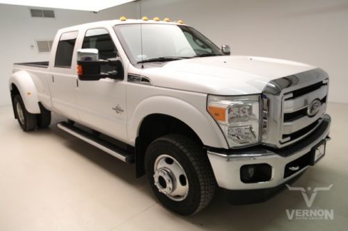 2011 drw lariat crew 4x4 leather trailer tow package diesel we finance 34k miles