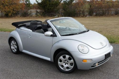 2003 vw new beetle gls convertible for sale~5 speed~alloys~leather~no reserve