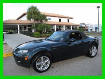 06 green 2l i4 mx5 miata convertible *cd changer *alloy wheels *florida