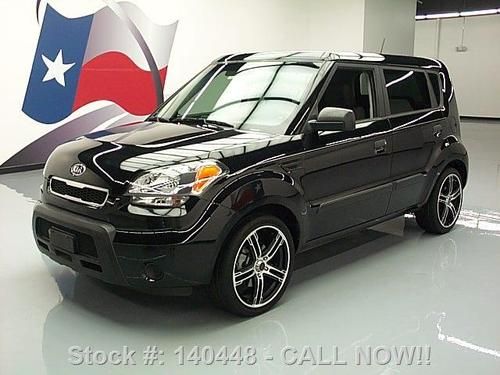 2010 kia soul wagon 5speed 18&#034; wheels blk on blk 39k mi texas direct auto