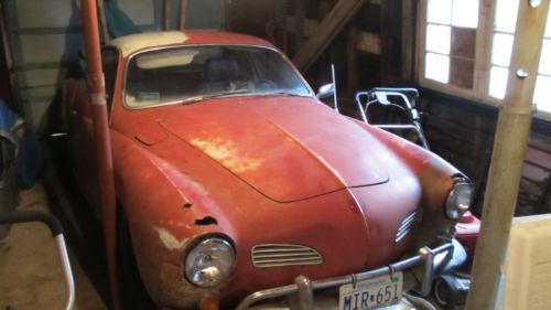 A collector car: 1969 volkswagen karmann ghia