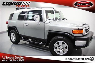 Rwd 4dr auto low miles suv automatic gasoline 4.0 v6 silver fj cruiser