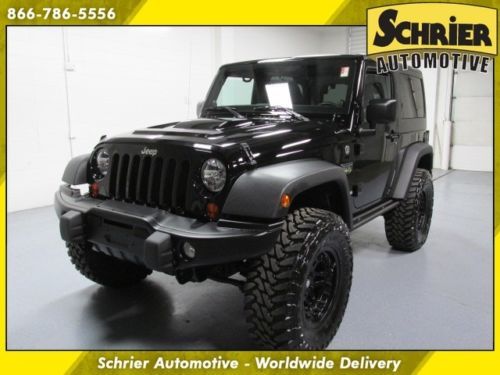 2012 jeep wrangler rubicon ltd edition call of duty mw3 140/3500 4x4 hard top