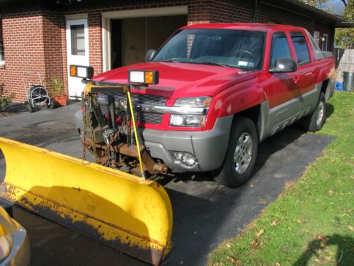 2002 chevrolet avalanche 1500 z71 with plow  5.3l