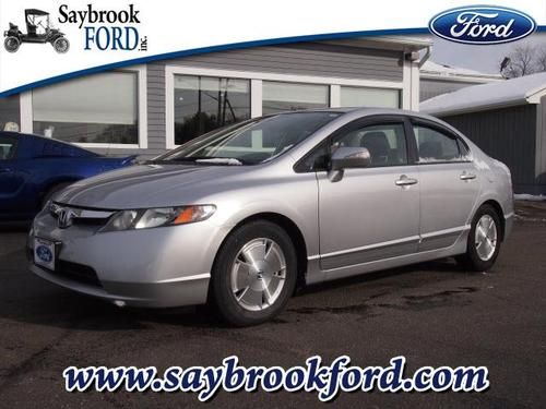 2008 honda civic hybrid sedan 4-door 1.3l! excellent fuel economy!