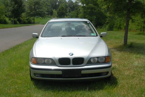 2000 bmw 528 528i silver, fix or parts