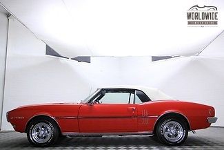 1968 pontiac firebird convertible frame off restoration! fact a/c! 350 h.o. v8!!