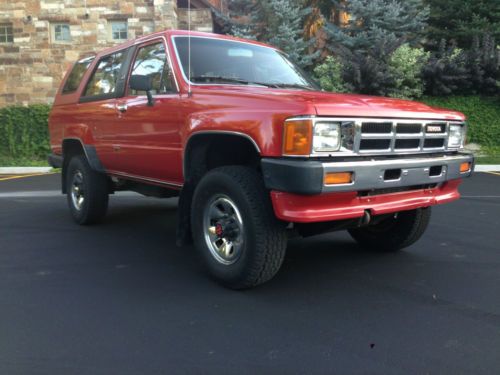 1986 toyota 4runner 22re very low 92k miles, no rust - 1 long term owner, clean!