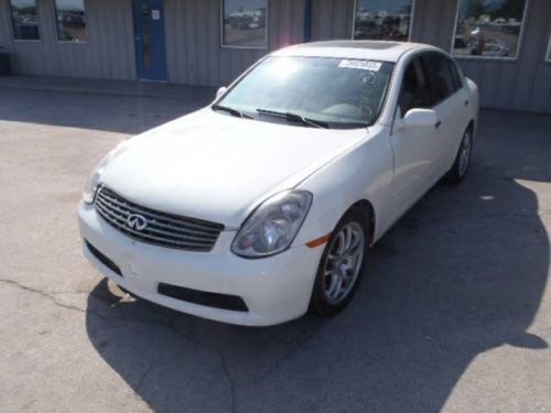 2005 infiniti g35 sedan bose heated seats leather rebuilt title salvage