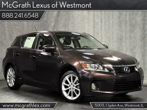 2012 ct200h premium navigation heated leather one owner low miles like new