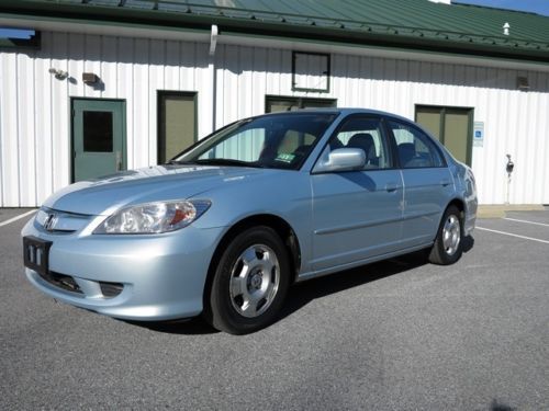 2004 honda civic hybrid automatic 4-door sedan no reserve non smoker 5 speed