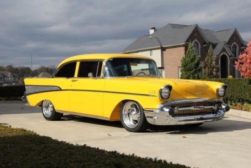 57 chevy bel air gorgeous frame off restored show car