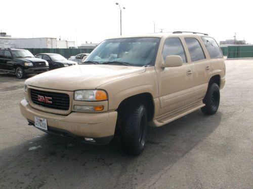 2001 gmc yukon, no reserve