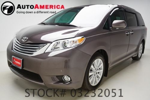 2012 toyota sienna van v6 ltd one 1 owner low mileage 8k autoamerica