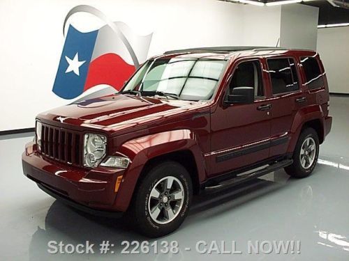 2008 jeep liberty sport 3.7l v6 sky slider sunroof 37k texas direct auto