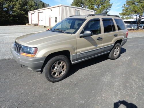2000 gold jeep grand cherokee 4wd one owner