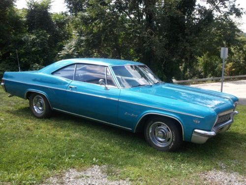 1966 chevrolet impala super sport true ss 327 cubic inches v-8 4-speed
