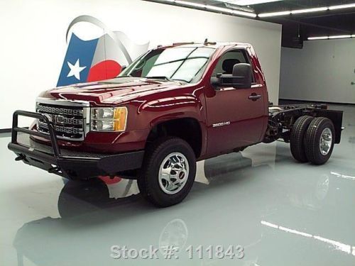 2013 gmc sierra 3500hd 6.0l v8 chassis cab drw 4x4 38k texas direct auto