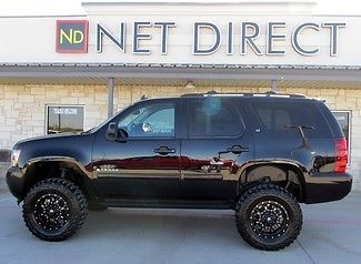 2007 black lt3 4wd 5.3 new lift tires fuel wheels dvd net direct autos texas