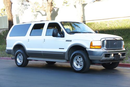 Excursion limited leather 7.3l powerstroke diesel 4x4 ~ new tires ~ very clean