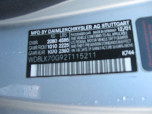 2002 Mercedes-Benz CLK430 Base Convertible 2-Door 4.3L, image 19