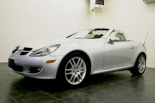 2008 mercedes-benz slk 350 hard top convertible 41k 3.5l htd/cld lea we finance