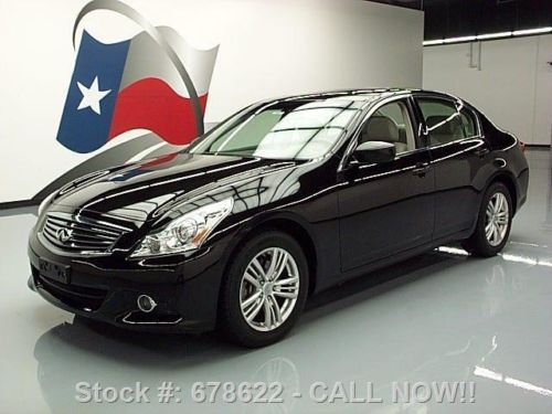 2012 infiniti g 37x awd sunroof rear cam htd seats 27k texas direct auto