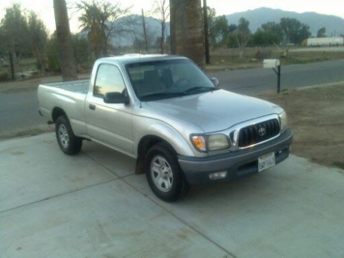 2002 toyota tacoma single cab pu. 4cyc 5speed ac,ps,pb 116,000miles,new cond.