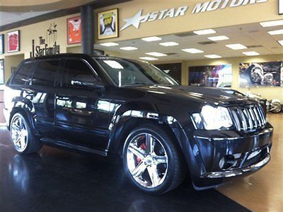09 jeep grand cherokee srt-8 black on black immaculate with many xtras