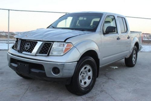 2008 nissan frontier se crew cab 4wd damaged rebuilder runs!! export welcome!!