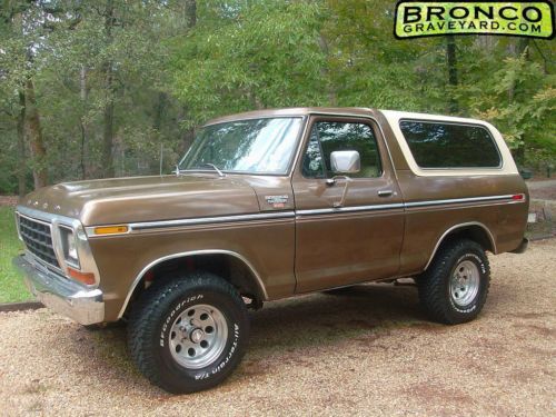 1979 ford bronco ranger xlt sport utility 2-door 6.6l