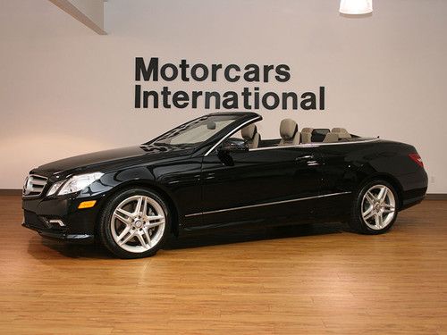 Extremely hard to find e550 cabriolet with only 2,555 miles!