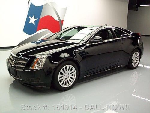 2011 cadillac cts coupe 3.6 leather bose blk on blk 27k texas direct auto