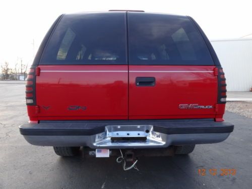 95 GMC YUKON SLT Z71 4X4 AUTO LEATHER 2 TV DVD CD MP3 USB DRIVES GOOD NO RUST, image 7