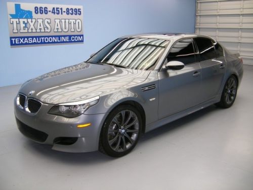 We finance!!!  2008 bmw m5 v10 500 hp roof nav smg heated leather sat texas auto