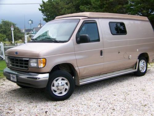 Sportsmobile, &#039;96 ford e-250,camper,bed in top,sleeps 4,porta pot,10gal water