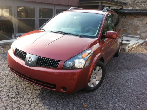 2004 nissan quest s mini van 5-door, with only 60k...no reserve...no reserve