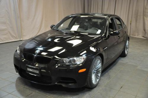 2011 bmw m3 sedan 18&#034; wheels, premium, cold weather, tech, leather 6spd manual