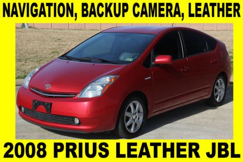 2008 toyota prius navigation,backup camera,leather,jbl,ipod,clean tx title
