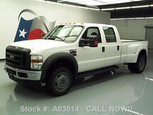 2010 ford f-450 crew diesel drw 4x4 auto 6-pass 80k mi texas direct auto